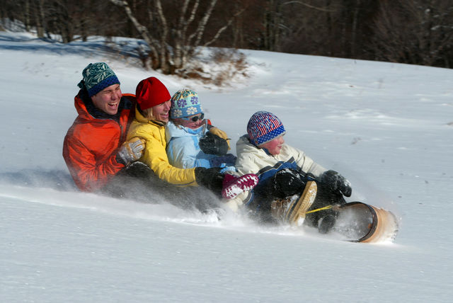 Sleeën Vermont Verenigde Staten