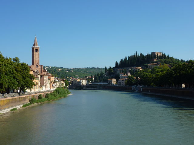 Rivier Adige Verona Italië