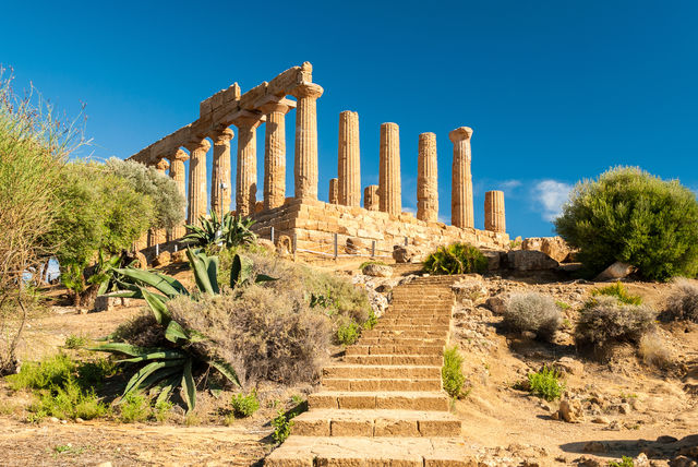 Italië Sicilië Agrigento Valle dei Templi