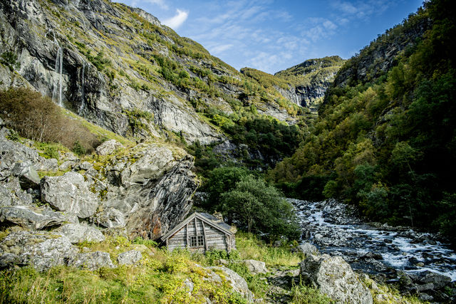 Aurlandsdalen Flåm Vestland Noorwegen