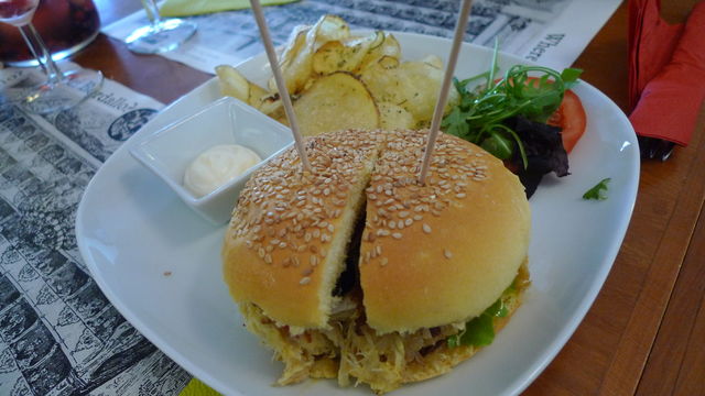 Burger eten Portugal