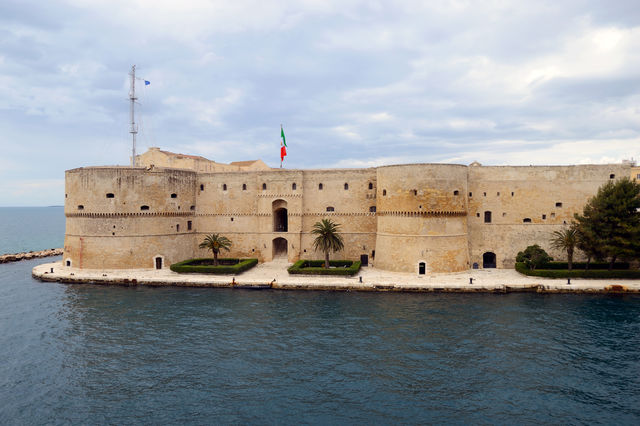 Kasteel Castello Aragonese Taranto Apulië