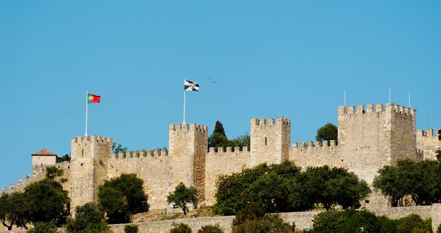 Kasteel Castillo de San Jorge Lissabon Portugal