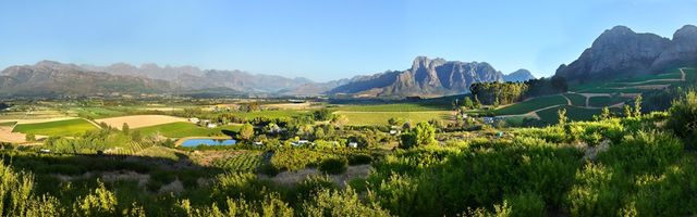 Rondreis Zuid-Afrika Franschhoek wijnvelden