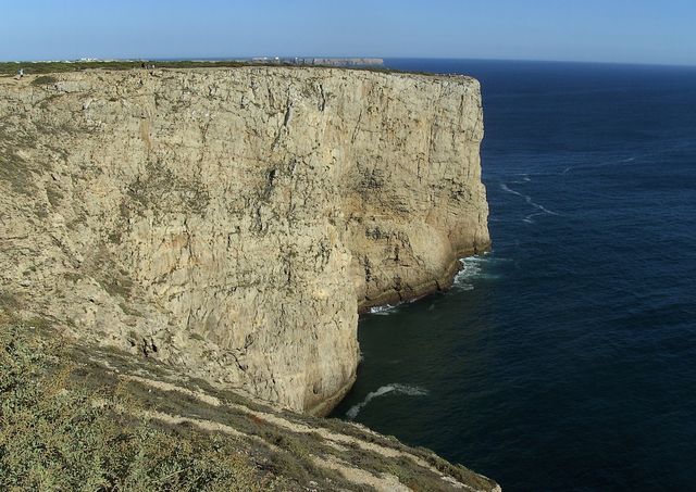 Portugal Algarve Sagres cliff