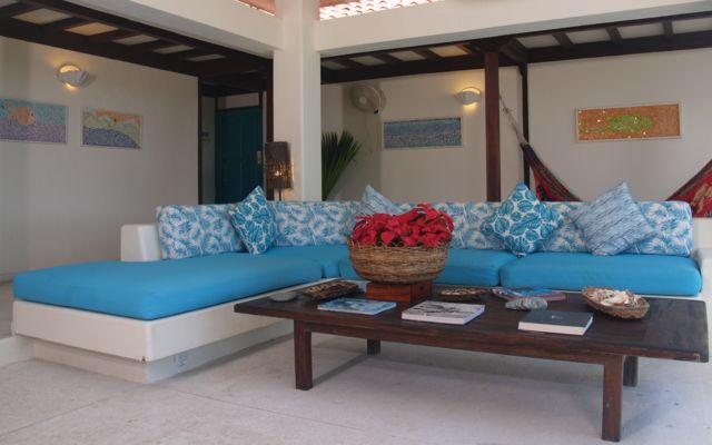 Rondreis Colombia Magdalena Palomino Beach Aite Eco lodge de lobby