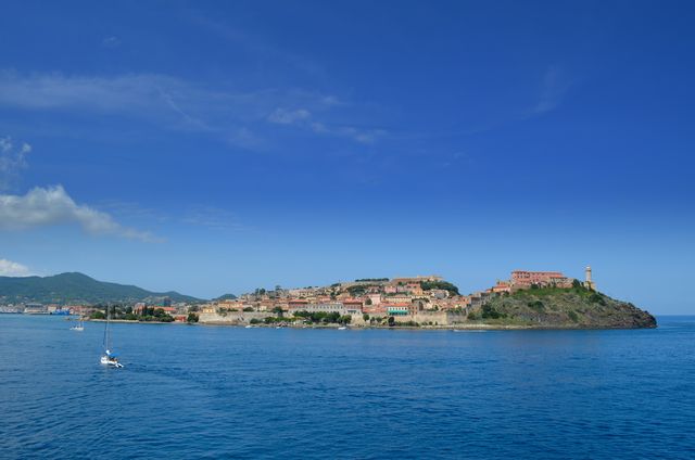 Elba baai Toscane Italië