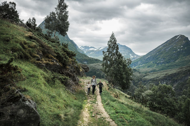 Wandelen Geiranger Sunnmøre Noorwegen