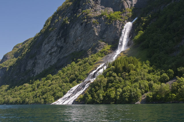 Waterval Geiranger Sunnmøre Noorwegen