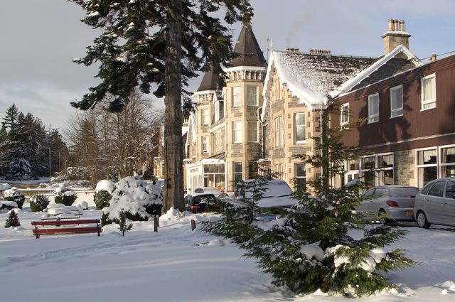 Winter Grantown on Spey Schotland