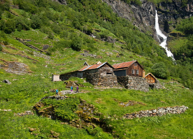 Aurlandsdalen Flåm Vestland Noorwegen