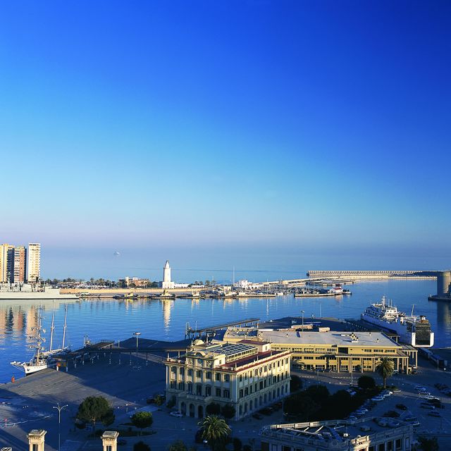 Malaga haven Andalusië Spanje