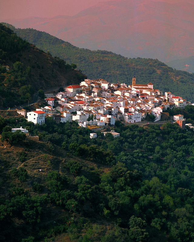 Malaga bergdorp Andalusië Spanje