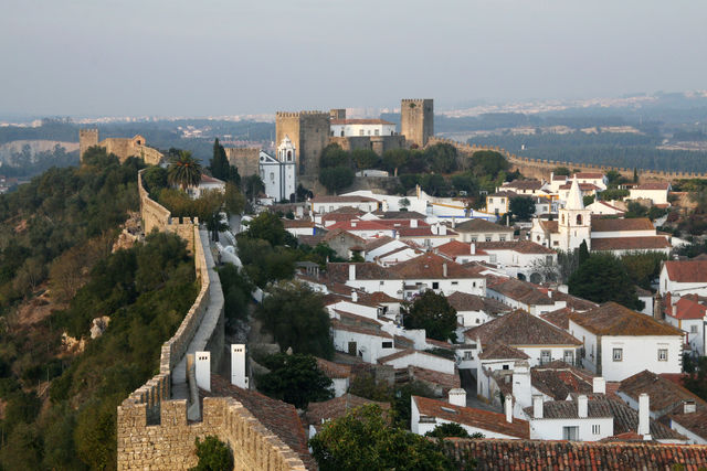 Portugal Lissabon Obidos uitzicht