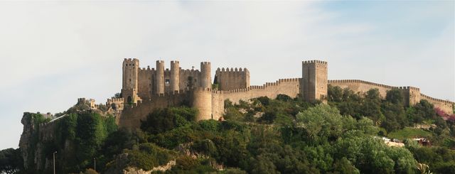 Kasteel Stadsmuur Óbidos Portugal