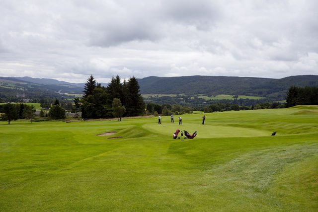 Golfbaan Pitlochry Schotland