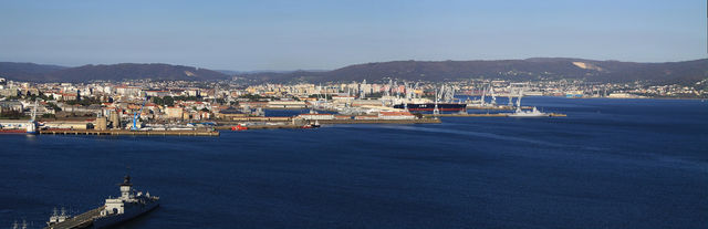 Haven Ferrol Galicië Spanje