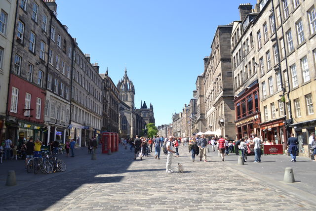 Edinburgh Schotland straat