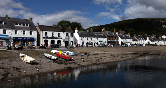 Kust Ullapool Schotland