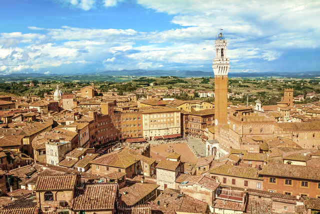 Italië Toscane Siena stad