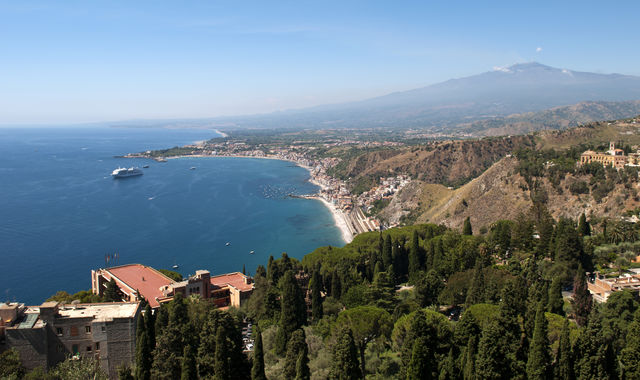 Strand Taormina Sicilië