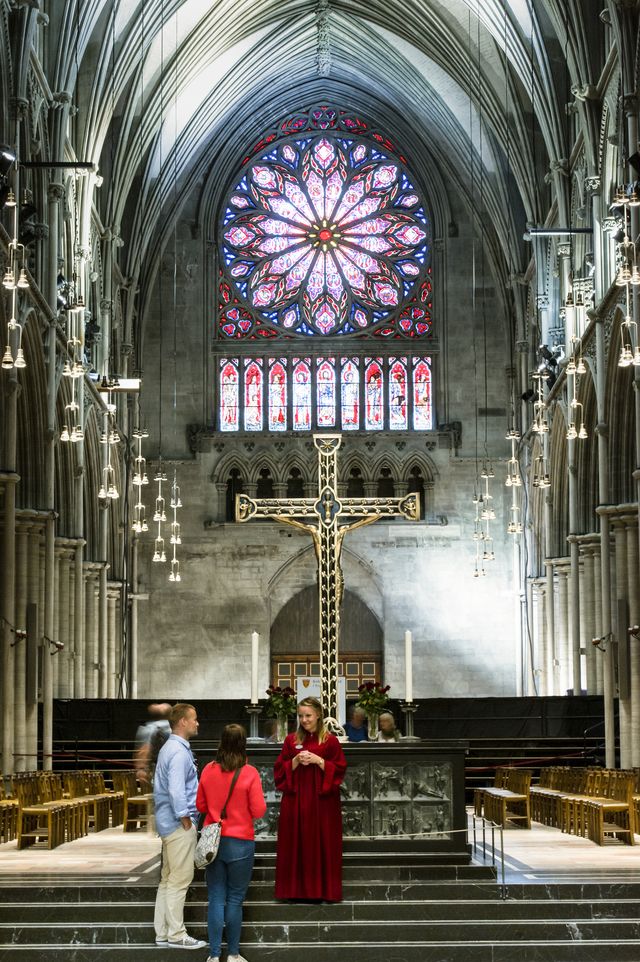 Nidaros-domkerk Trondheim Trøndelag Noorwegen