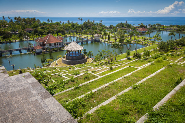 Tirtagangga Water Paleis Bali Indonesië