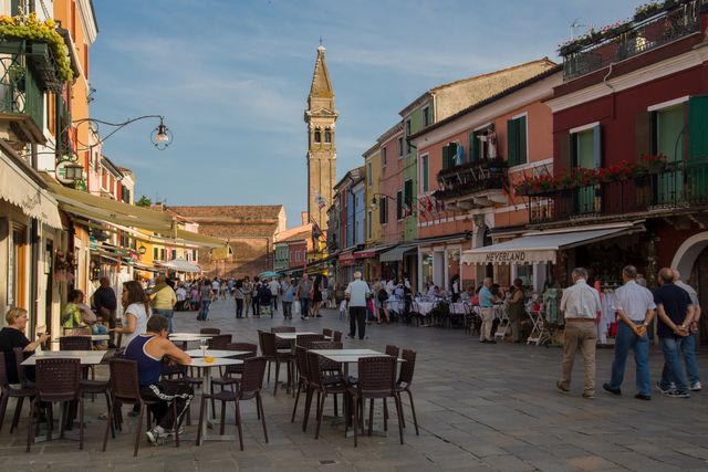 Plein Burano Italië