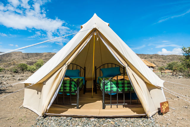 Rondreis Tanzania Lake Natron kleine tent