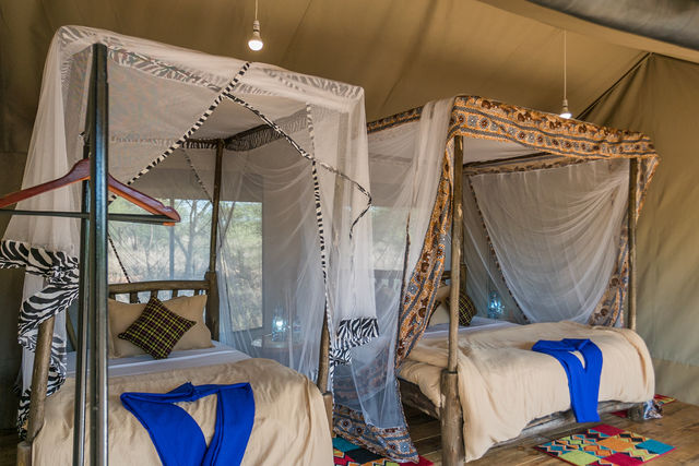 Rondreis Tanzania Serengeti Family tent