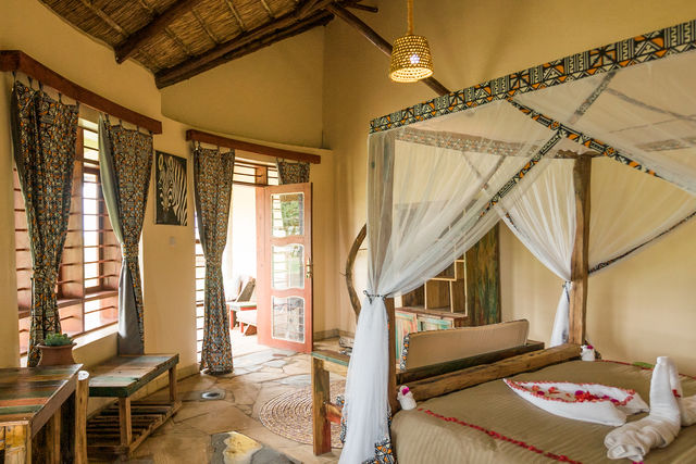 Rondreis Tanzania Lake Manyara bunghalow