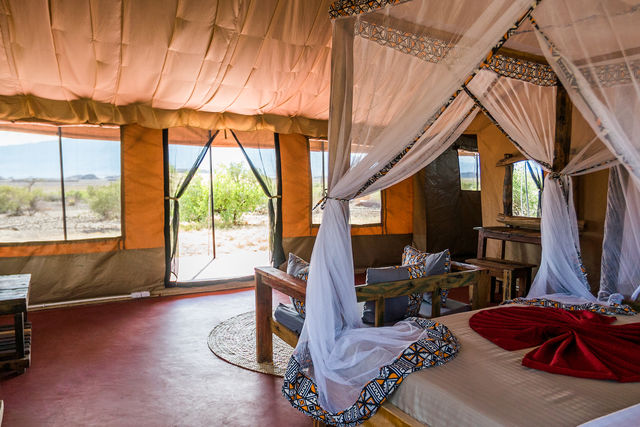 Rondreis Tanzania Lake Natron Comfort tent