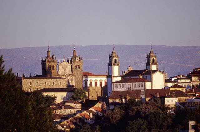 Portugal Viseu Skyline stad