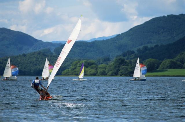 Loch Lomond kitesurfen Schotland