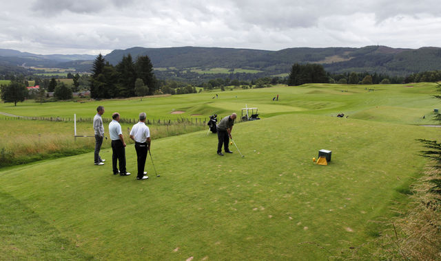Golfbaan Pitlochry Schotland