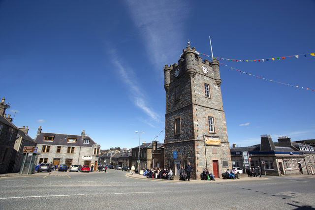 Klokkentoren Dufftown Schotland